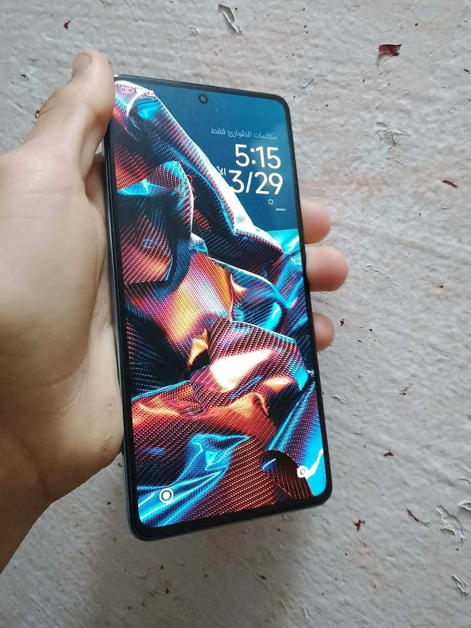 //للبيع او مراوس //ايباد / ابلي / بايسكل شحن 
بوكو  5x برو G5 

جهاز للبيع اي نقص مابي جهاز جديد مستخدم قليل. 
⚫ ذاكره 256. داخليه 16.  ببجي 90 فريم 

مكاني شهربان الاحمر.   للاتصال ***********

 السعر 190 بي مجال
