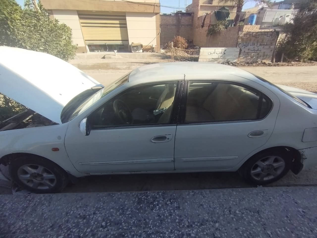 تم تنزيل السعر 35
بيع أو مراوس بيكم أو أوبل ستيشن وحسب القناعة 
نيسان مكسيما موديل 2002 محورة محرك كامري 1600 أطلع بيها محافظات كهربائيات شغالة مابيها ضربة شاشة اندرويد ، سنتر لوك ، تبريد بي ليك ، صدر جديد بس بالطسة القوية تبين شوية طبة السبب اذان المحرك خلفية ، بريك جديد ، سنوية لغاية  شهر 12 مكاني بغداد الراشدية قرية الانتصار 
***********
