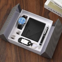 طقم رجالي • ساعة • محفظة وحزام