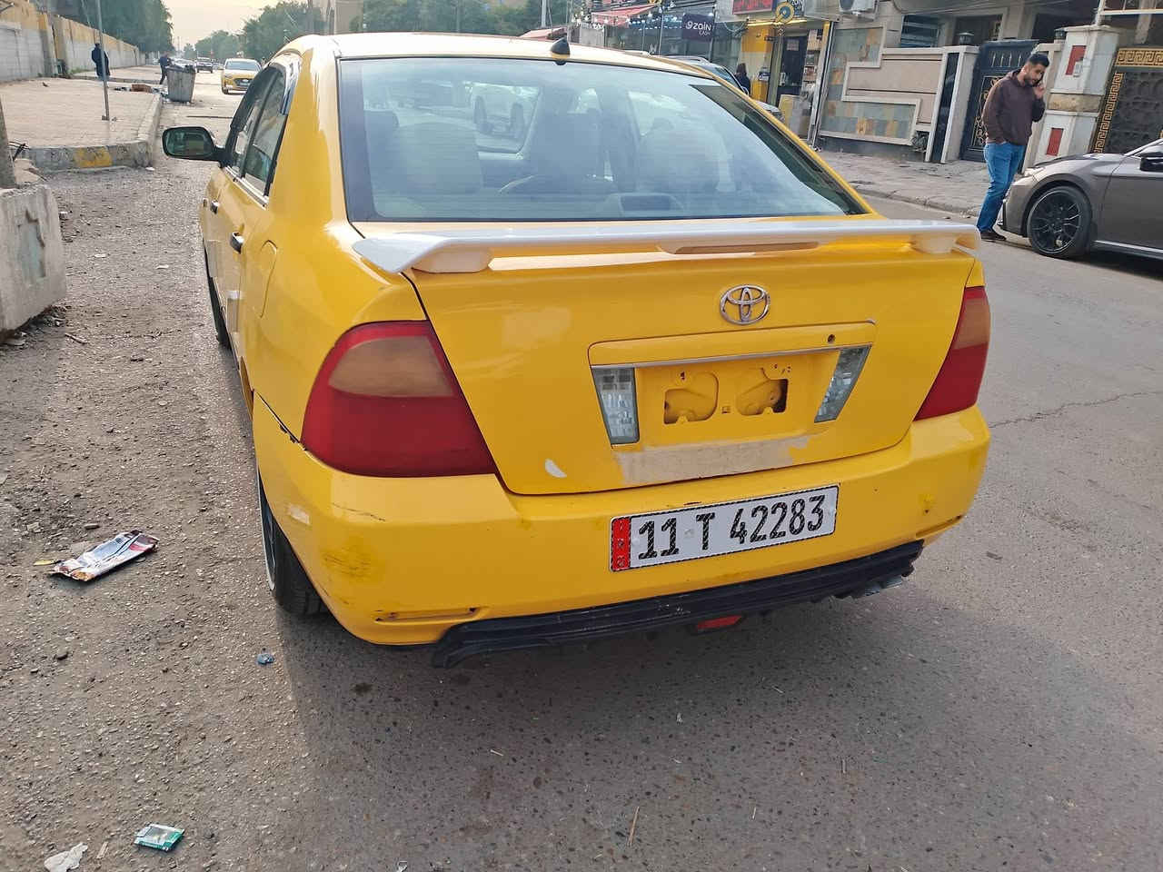 سلام عليكم كورلا بيكاتشو للبيع 2007 /محرك/1600
كير محرك مكفول تبريد شغال الغود شواصي مكفول 
بيها طخات بسيطه مثل مموضح بصور بدون دواخل بدون تبديل سنويه 2031 بااسمي مكان السياره بغداد سعر 77وبيها مجال ***********
