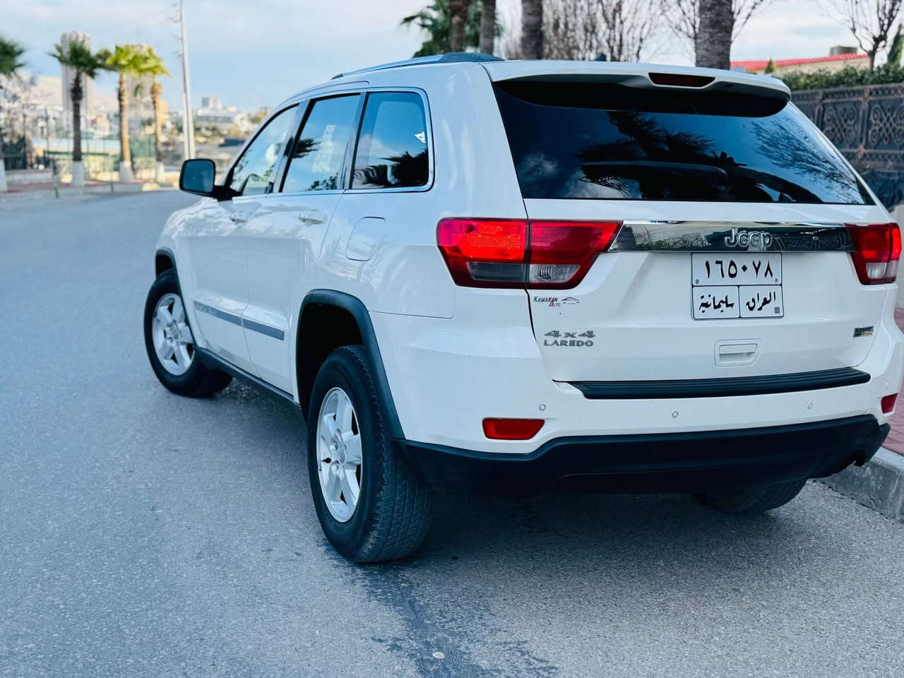 جێپ ٢٠١٢ بێ بۆیاخ بێ سارد  لۆک لۆک ماوەتەوە دەبل ئەکسلە  ٩٥ رۆیوە گێرو مەکینە نەکراوەتەوە  بێ تەقەو رەقە  داوای ١٨٥$ گەڵا و معامەلە ئەکەم 
***********
*********** السليمانية, العراق
