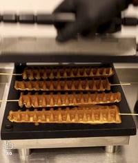 جهاز ستيك وافل ايطالي للبيع مستخدم نضيف  07731992949 350