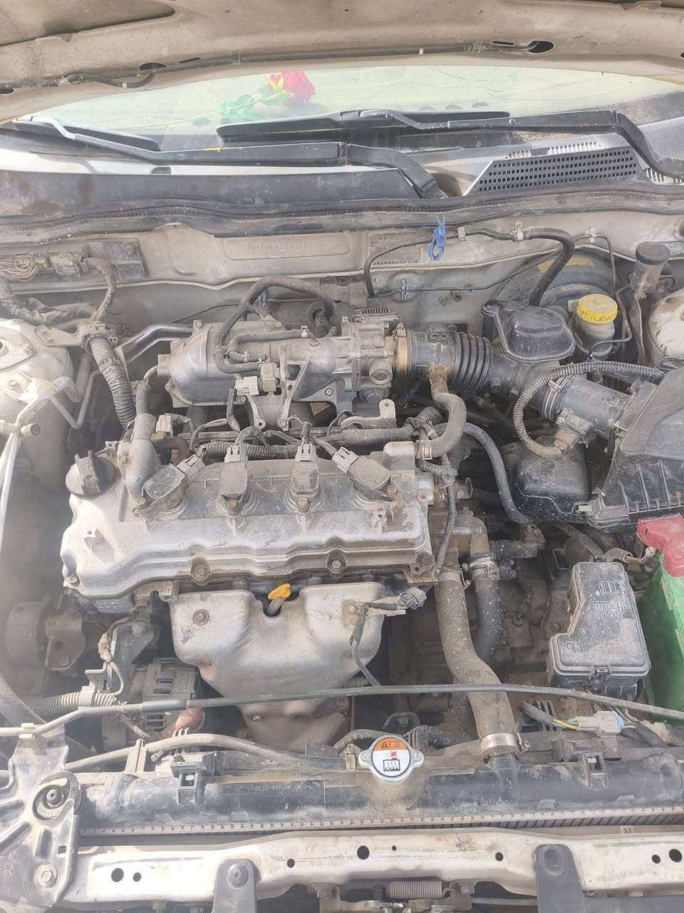 نسيان سني 2010 حداديه 100ب100 تخم تاير تبريد تدفئه داخل لونين كير عادي مصفره هيئه  وغرامات رقم صلاح الدين الألماني سنويه 27 صدر خلفي امامي جديد مكان سياره صلاح الدين الحجاج السعر 100$ غير قابل لتفاوض *********** ضرر جاملق سكن
