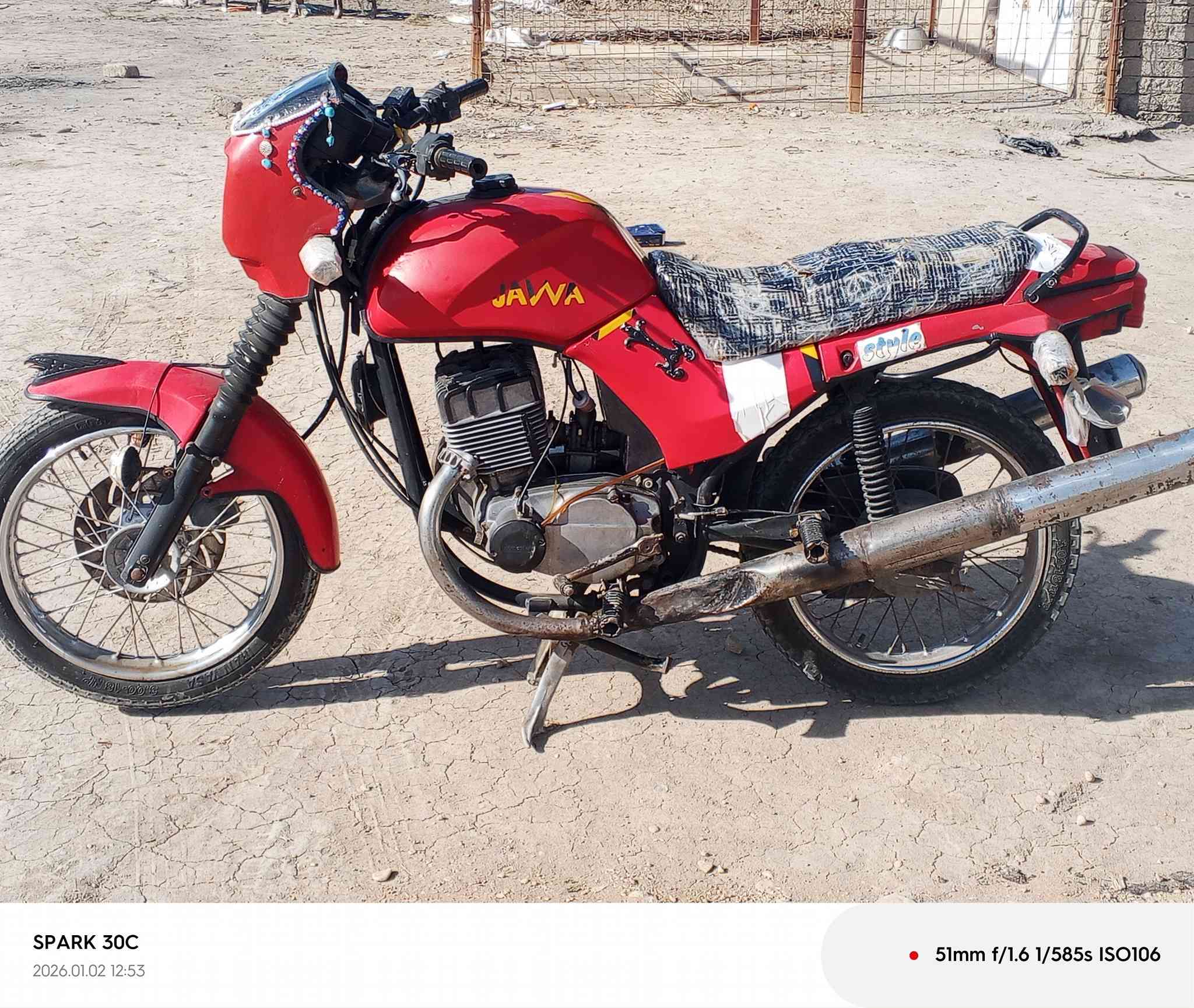 دراجه جاوه للبيع  *********** /مكاني بابل الشوملي سعر 600
