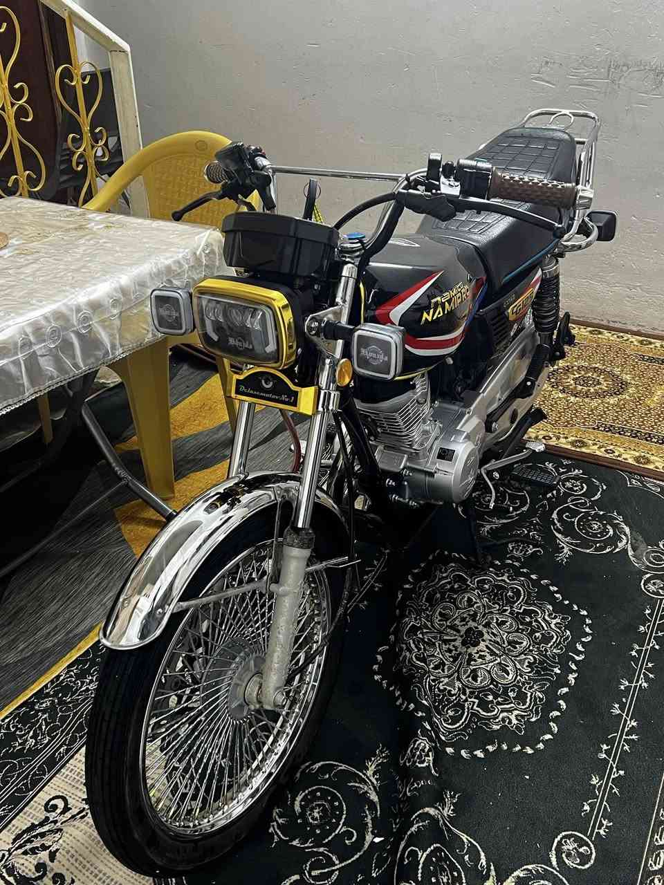 دراجه  للبيع نامي برو موديل (٢٠٢٦) دراجه فول اي نقص مابيها او بعدها صفر كهربائيات كولها شغال + الدراجه واحد على واحد ……..

للاتصال على رقم ***********
