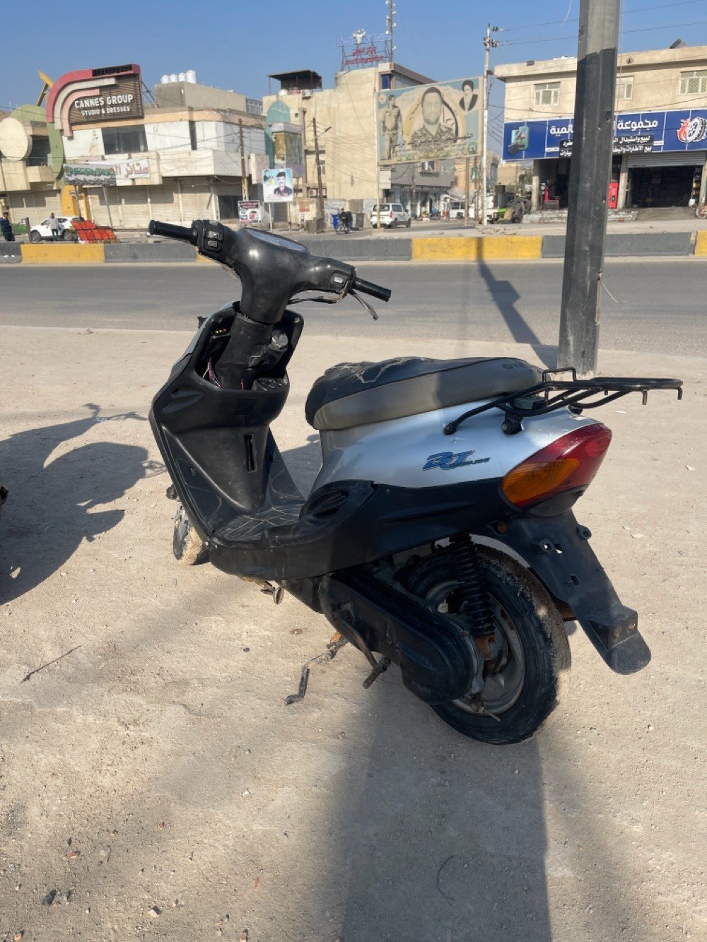 دراجه 9 زروف ما مفتوحه نضيفه كامله كهربائيات سلف هندر هورن كلوبات عداد بانزين مضخمات كامله مكلمه العنوان البصره الفنجانيه