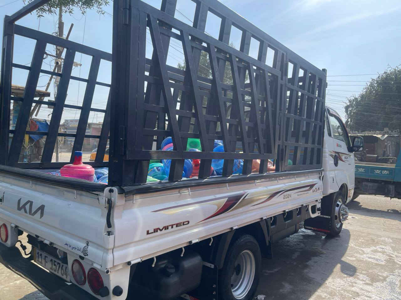 السلام عليكم
جمعة مباركة عليكم

بتاريخ 2026/2/13

تتوفره كيا فحل

 موديل 2024

محرك 4000 مفتوح

رقم بغداد

ماشية 33الف

سياره جاهزه من كلشي 

 من غلاف بدي
 
من محجر من دوشمه 
 
فوال سستم دعامية مامية وخلفية
 دبة ماء  وصندوق عده

 مبديل بيه بيند 
السعر  188 
مكان بغداد ـ الزعفرانيه 
***********  مكلف بلنشر رجاا اتصل
