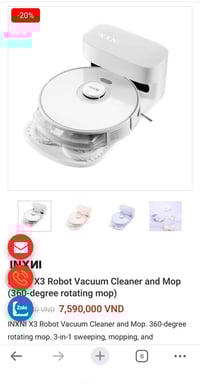 مكنسة روبوت • INXNI 3X/3XPlus • ٩٠٠ قطعة