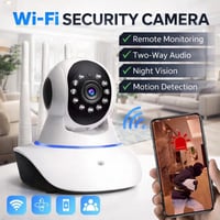 دوران ٣٦٠° • رؤية ليلية ١٠م • صوت باتجاهين