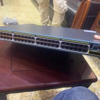 سويتج سيسكو جديد 2960-48 POE لنك مايكرويف نوع اكسترون تردد ٨ كيكا مع د...