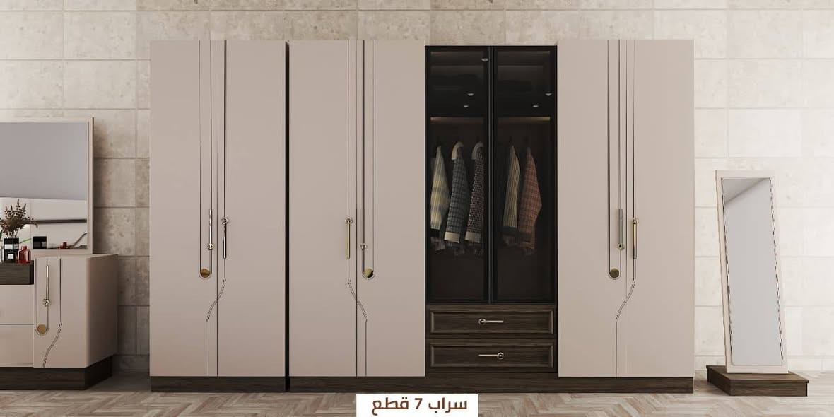 غرفه نوم 7قطعه 
كنتور 3امتار 
نرمادات جك 
مراسله على واساب أو خاص رقم موبايل 
***********
