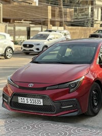 كورلا للبيع موديل 21  حادثه 3 قطع جاملغات اثنين وبنيد (صوره حادثه موجو...