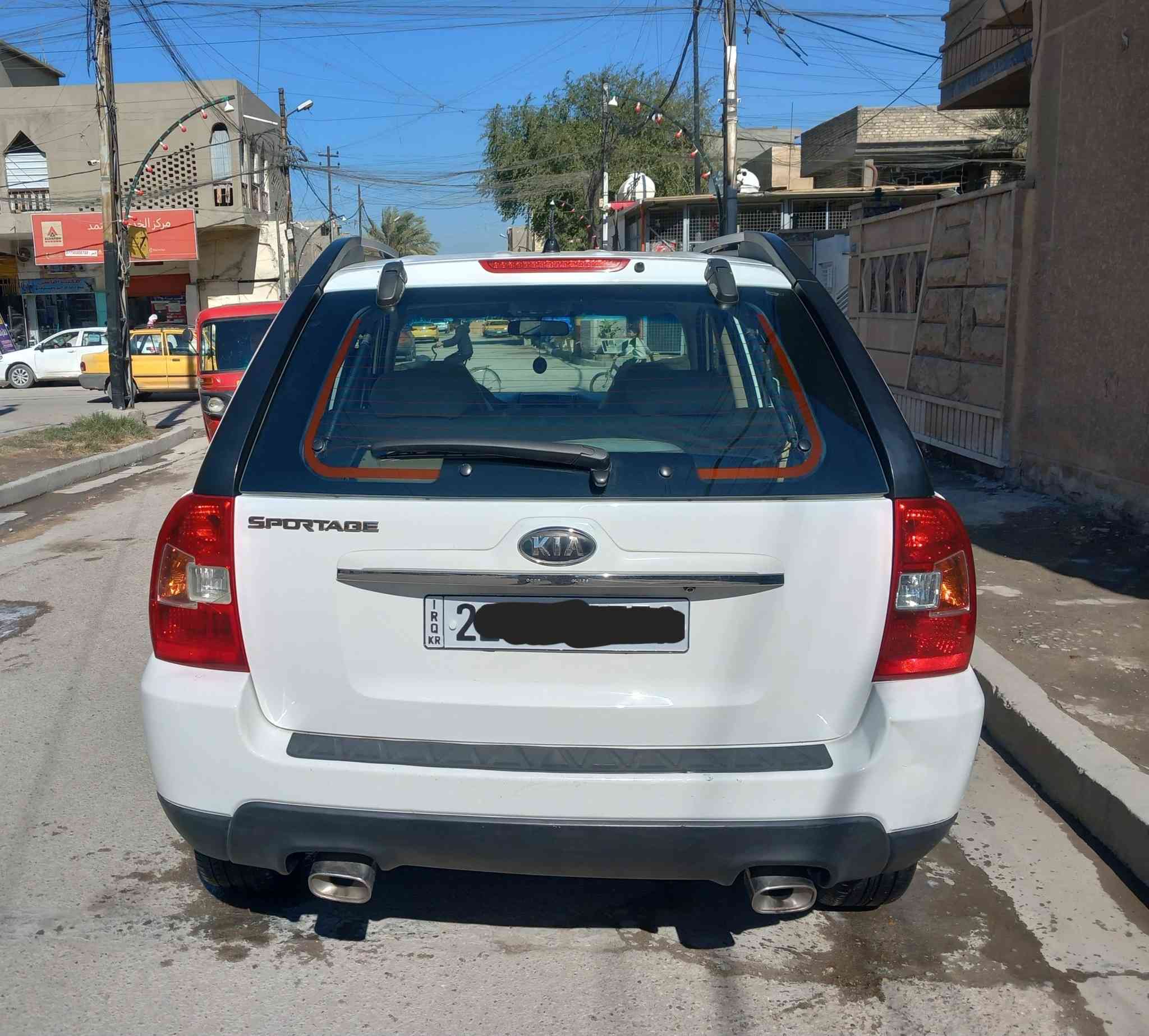 سلام عليكم
سبورتج 2009للبيع 

مكفوله كفاله عامه من صبغ وضربه

فول مواصفات فتحه سقف
مانع نزلغ دسك امامي خلفي
شاشه كامرة 

مكينه حجم2000دوش

مكاني بغداد لاستفسار تصال
***********
