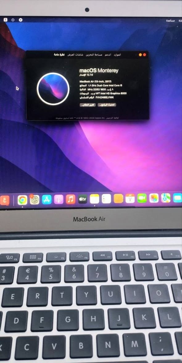 حاسبه / Mac Book Air

تاريخ الاصدار 2017

ذاكرة / 256 

البطاريه عدد دورات/ 96

السعر 500
العنوان/ الناصريه/ حي الفداء
الرقم/ *********** ناصرية, ذي قار
