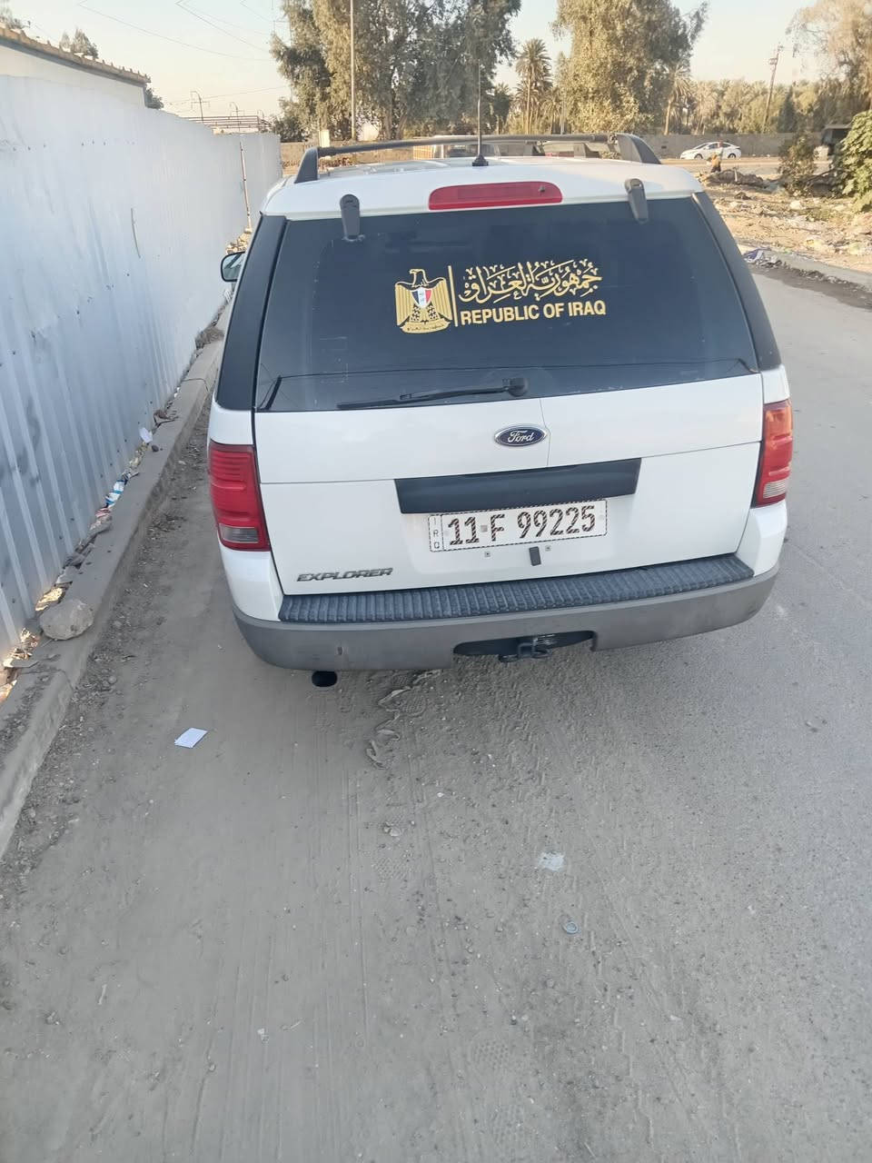 السلام عليكم سياره فورات اكس بلور٢٠٠٥ سياره كير مكينه صدركهربايته تبريد ٣قطعه تخم تاير سياره من كلشي جاهزه مابيه شي نقصه بغداد غير متواجد عل فيس السعر ٩٨ الرقم  ***********
