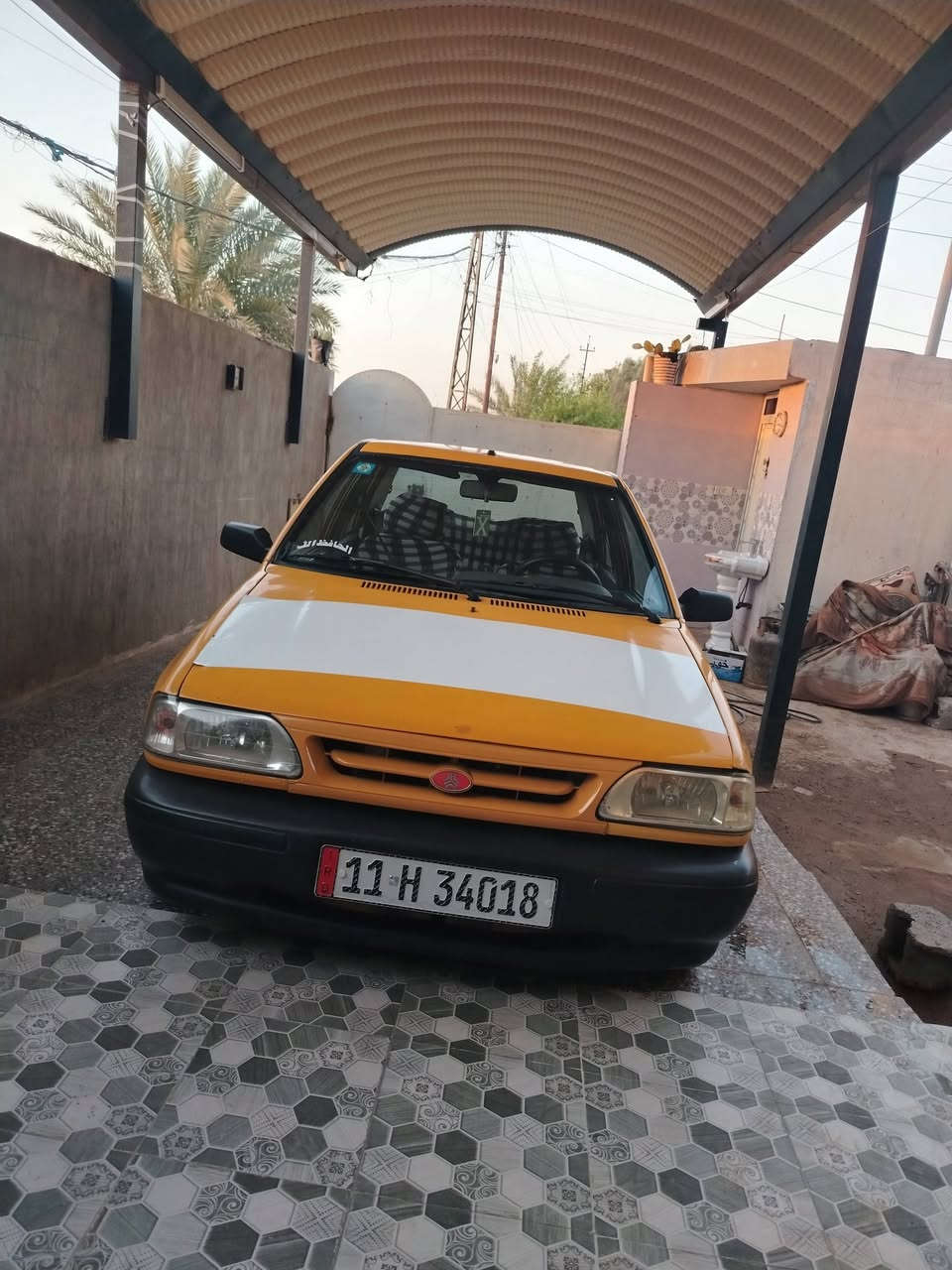 السلام عليكم سايبه 2019 بسمي مصفره رقم بغداد جديد هزه جديده مكينه كير تبريد خير من الله 
تخم تاير جديد خط ابيض كامره حساس شغال
شواصي بلادي ماشيه 144 بيهة جاملغ صبغ
سعر 48 وبيهة مجال بسيط مكاني بغدادجسر ديالئ القديم ***********
