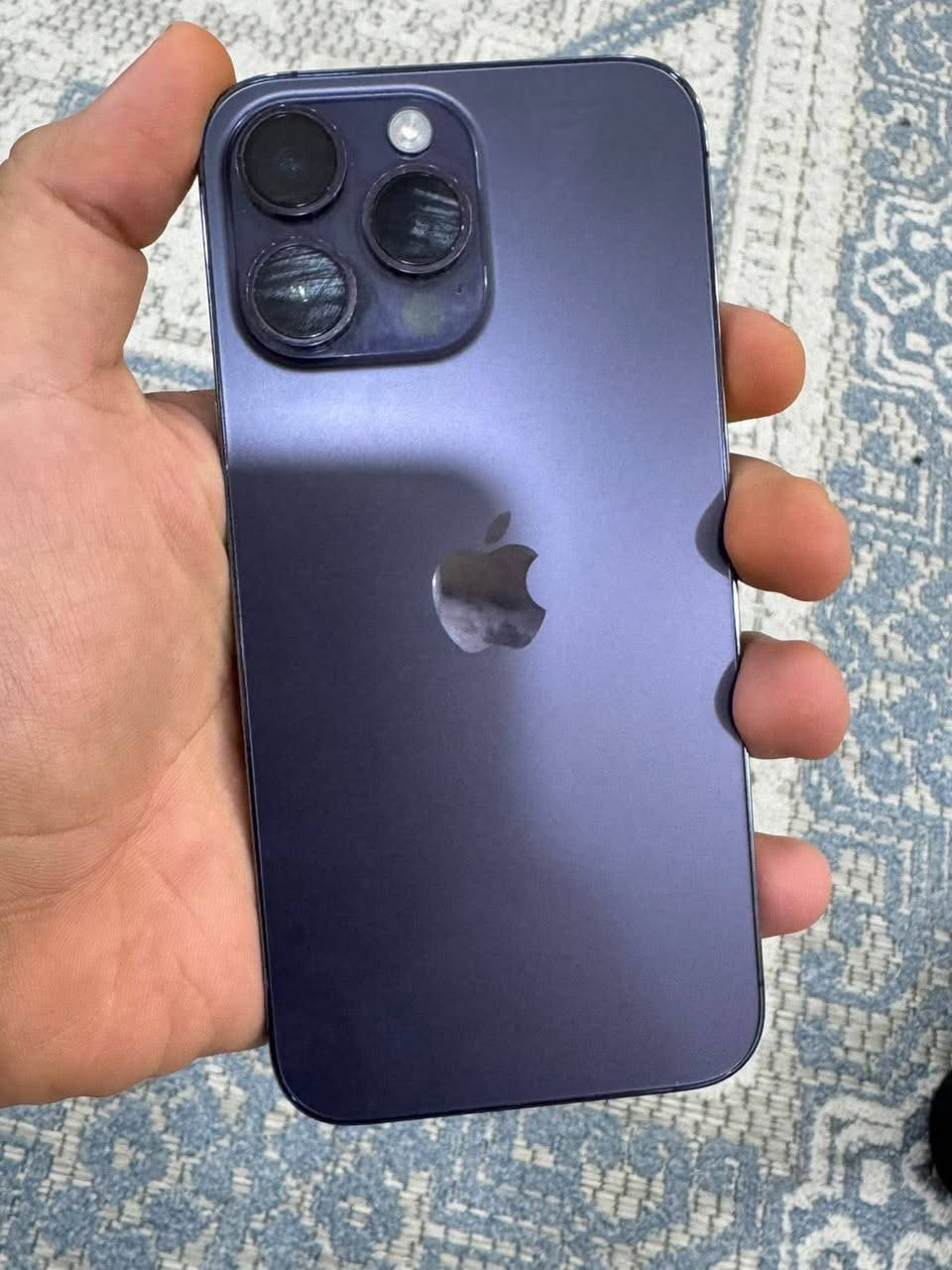 14pro max
256
بطاريه 83
الجهاز نضيف  بمعنه الكلمه مبدل شاشه اولد اصليه 
سعر خاص واتساب 
***********
مكان بغداد شعله
