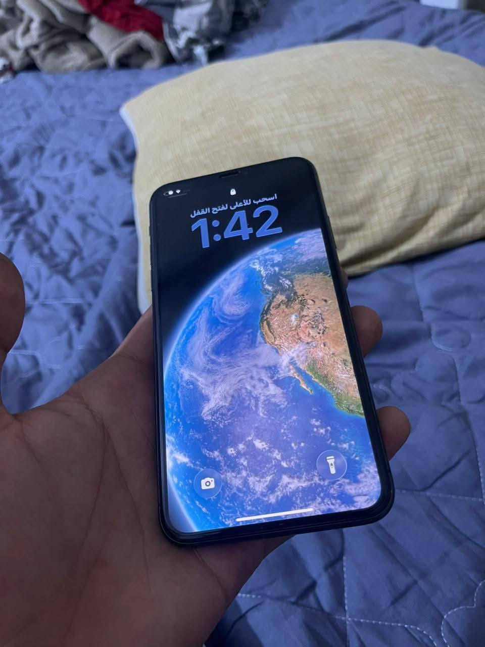 السلام عليكم
جهاز 11 بروس ماكس / / 

جهاز مامبدل بيه قطعه مكفول 

ذاکره 256

فيس ايدي شغال 

اخر تحديث ✔️

الجهاز مفتوح تخطي فقط سمكارت متوقف 

باقي كله شغال  من نت و تكنيك و وايفاي

بطاريه 83 بيه صرف شحن لنه نسبت قليله

نضافه الجهاز 100/100 ممبدل قطعه 

سعر 250 وبي مجال للطيبين 

مكاني بغداد الطالبيه

***********
