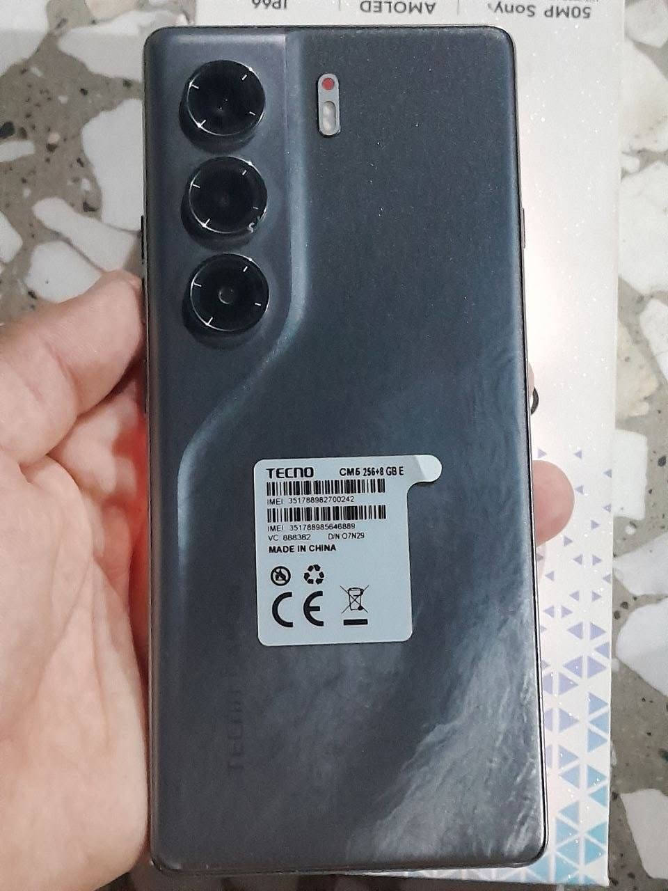 ‏جهاز تكنو كامون 40 4g📲
‏جهاز راقي مستعمل  شهر نظافه 100/100مكفول من شخط🖖🏻
‏ذ 256/16✅ الون لاسود كامرات 📸مدعومه من سوني 50 ميكه بكسل شاشه 120 هيرتز العاب وحش📲 يدعم شحن سريع 45واط بطاريه 5200
‏مع كامل الملحقات كلهن جدد📍 مكاني نجف مشخاب📍 توصيل ماكو سعره 280 وبي مجال


**إذا كنت صاحب هذا الإعلان وتريد حذفه لأي سبب، رجاءا أرسل رسالة إلى الدعم الفني**