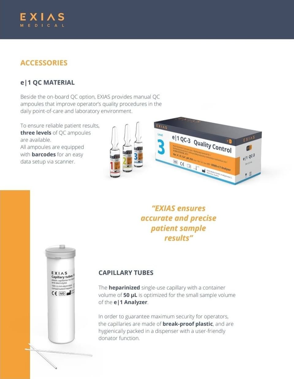 مكتب أطلس الطبي - البصرة 
الوكيل المعتمد لجهاز Exias Electrolyte Analyzer  
All in one Cartridge.
مقيم من وزارة الصحة
🔬 لقياس  ca ,Na⁺, K⁺, Cl⁻ ,ph,بدقة عالية وخلال 25 ثانية فقط 
 صيانة ومعايرة أوتوماتيكية مع ثلاث ليفل كونترول
💉 حجم عينة 20 مايكرون فقط
🧪 تصميم حديث وسهل الاستخدام
للأستفسار على رقم التالي
***********

