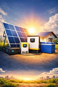 طاقة شمسية • تركيب إشراف فني • منازل ومحلات