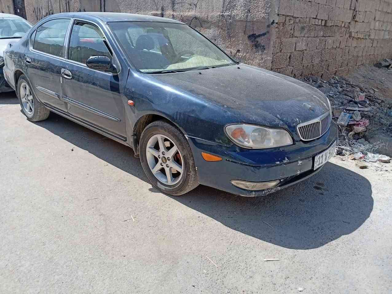 السلام عليكم نيسان رقم بغداد انكليزي مكينه v6مكفوله مصبوغه بدون ضربه تخم تاير صدره الخلفي جديد والكدام نص عمر سياره خير من الله ***********مكانه بغداد السعر 50وبيه مجال
