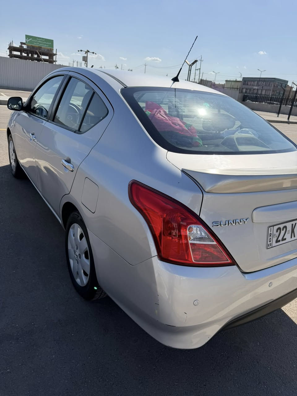 نيسان صني هندي 2023
ماشية 38 الف 
رقم اربيل كفالة عامة باسم الشركةATB تحويل ثاني يوم
مكفولة من الصبغ❌ والبارد❌ والتبديل❌
كير محرك مكفول
شاشة✅ 
كاميرا وحساسات✅
اشارات بالمري الجانبية✅
مقاعد جلد✅
تبريد فول 
السعر 120 ورقة
المكان بغداد/حي اور
للاستفسار فقط على الاتصال(يوجد واتس اب)
***********
