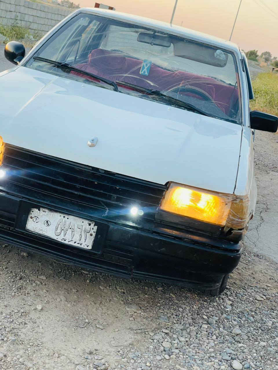 السلام عليكم 

سياره كورله للبيع
موديل 89
رقم نينوى صدامي 
كير محرك شرط +طخم تواير 4 جدد
صدر نص عمر _ باور جديد 
السعر 20 وبيهاا مجال 
***********

