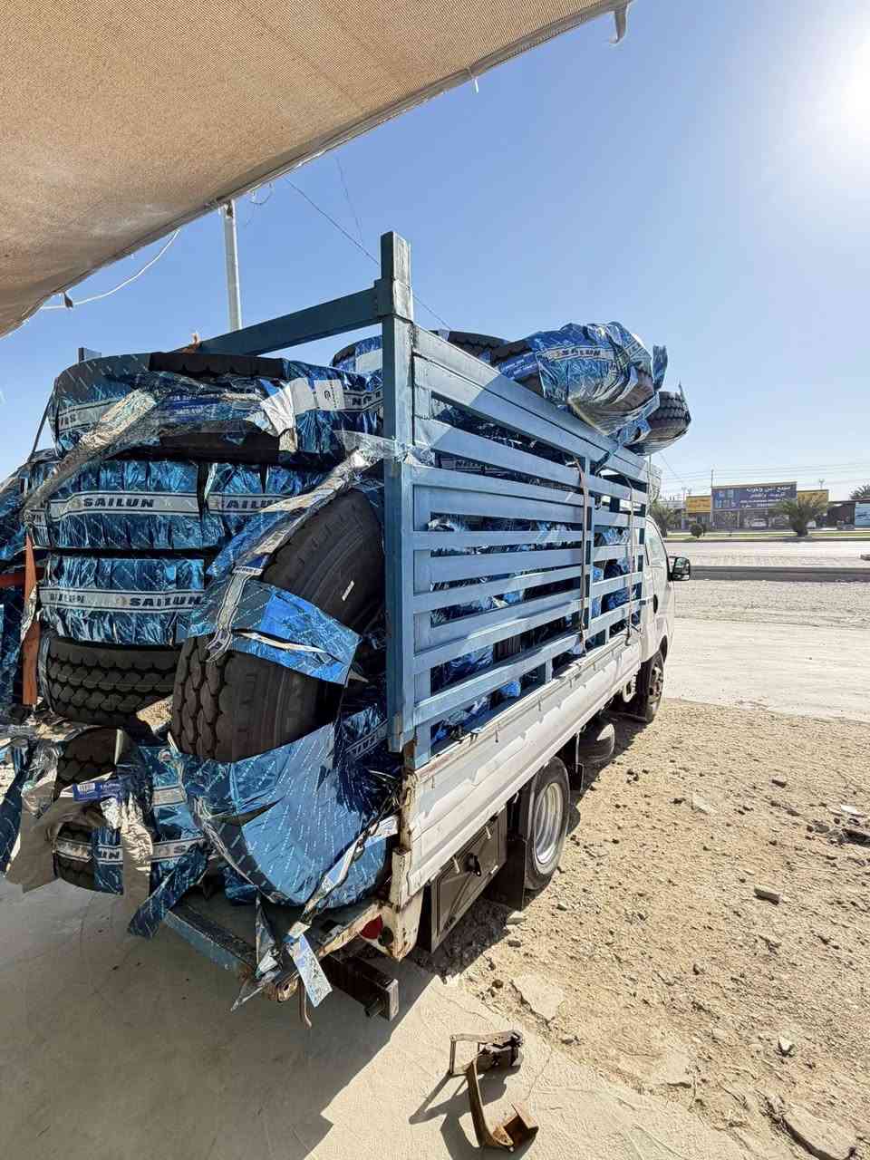 مختلف انواع واحجام الاطارات بأسعار مناسبه 
📍هيت/ الحي الصناعي 
الفرع الاول؛  ***********☎️
الفرع الثاني؛ ***********☎️
