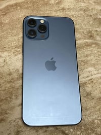 ايفون 12برو ماكس  ذاكره 256 بطاريه 79 فقط شخوط بسيطه بشاشه  السعر 375 ...