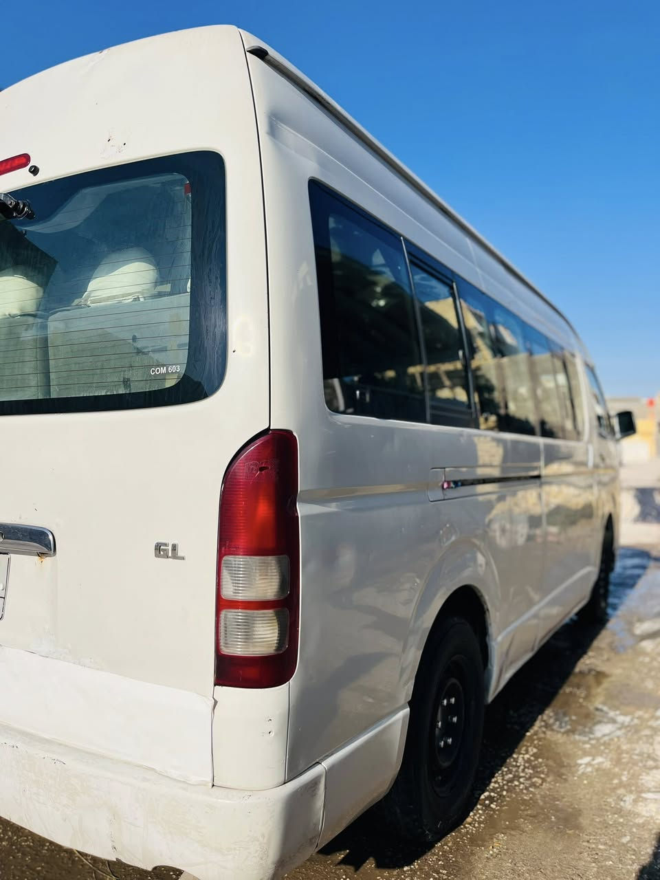 سلام عليكم 
هايسا2010رقم بغداد مصفره بشرط التحويل كير مكينه حداديه اكسل كفاله تخم تاير دوشمه ارضيه تنته سياره جاهزه كبل للشارع معروضه 180وبيها مجال مكاني بابل قضاء المحاويل. الاستفسار ***********).         ***********
