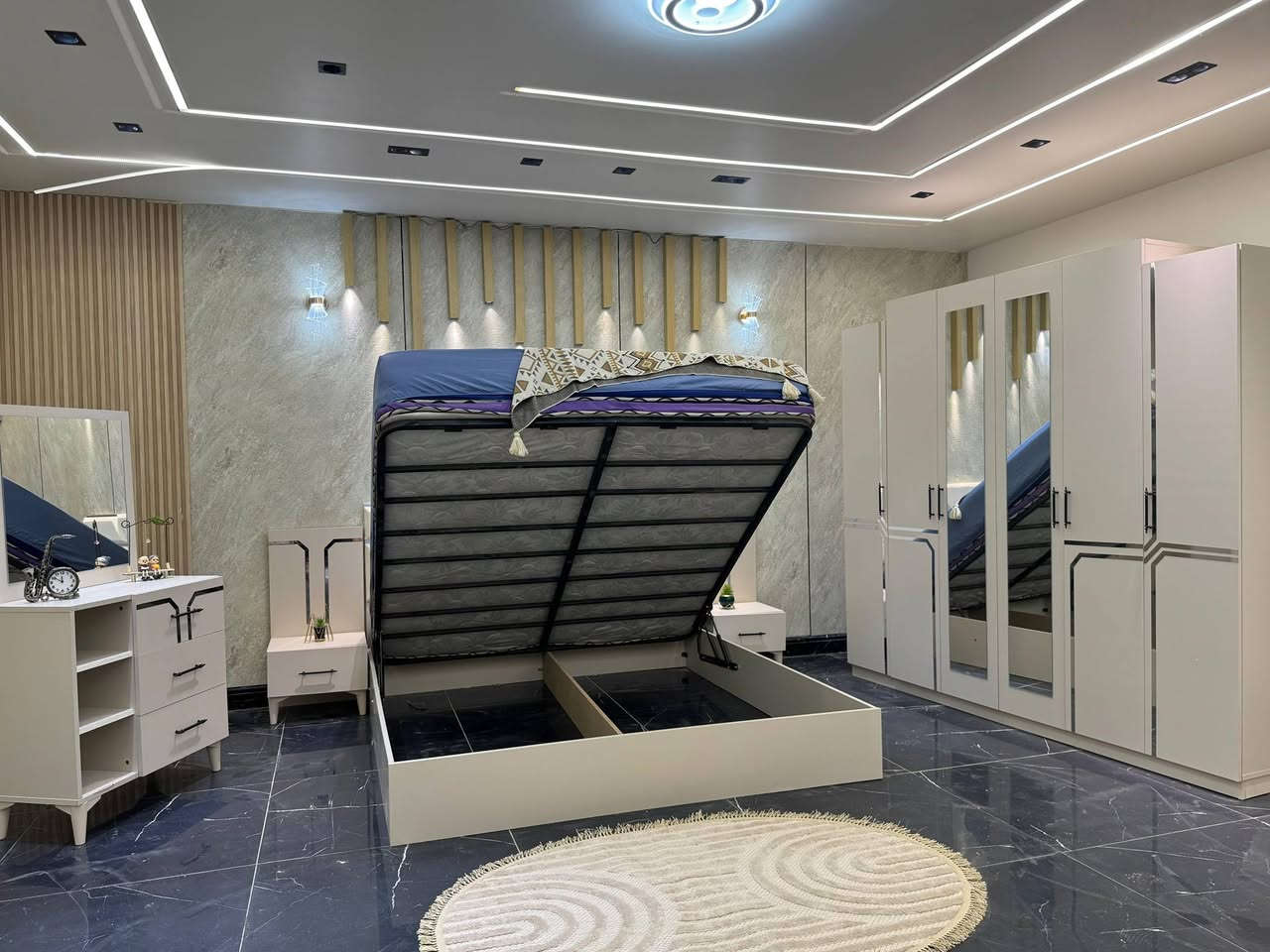 *موديل          010         الاقتصادي*
❇️ 5 قطع      كنتور 220
⭕️ *الكنتور العالي*
❇️ ميز تواليت ضخم
❇️ شغل ممتاز
❇️ *السرير مخزن*       👉👉

⭕️⭕️           *رسمه جديده بالسوق* 🇹🇷

•                   *590*                      •

⭕️⭕️⭕️⭕️⭕️⭕️⭕️⭕️⭕️⭕️⭕️⭕️


**إذا كنت صاحب هذا الإعلان وتريد حذفه لأي سبب، رجاءا أرسل رسالة إلى الدعم الفني**