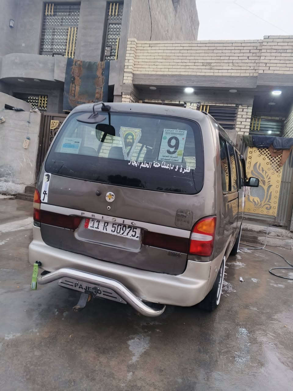 سلام عليكم  كيه بريجو موديل 2000سياره جاهزه مانقصه كلشي سياره بلديه بس ريع مال باب سليت مصبوق فقط كير كسن جدد محرك بي بخار بدون تنقيص  سياره بسمي تحويل مباشر شواصي مامي جدد لخلفي مصلحات صدر جديد ***********سعر 100بيه مجال بصيط مكان لحصوه مال ابوغريب
