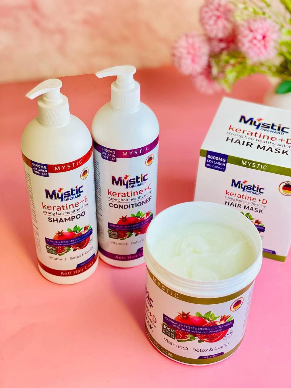 بكج الرمان بالكرياتين للعناية بالشعر من "ميستيك أوركارد التي تحتوي على الكيراتين والفيتامينات المختلفةبكج العنايه بالشعر  3in1
يحتوي البكج على شامبو وبلسم و ماسك حمام زيتي  بخلاصه الرمان والكولاجين طبعاً الكولاجين هو عنصر رئيسي في نمو الشعر .
لأنه يحارب الجذور الحرة التي يمكن ان تأثر على ملمس الشعر ونموه ويعيد علاج الشعر بالكولاجين الى جذور الشعرة لتحسين نموها ولأعطاء الشعر مظهراً اكثر جمالاً  تنخفض المستويات الطبيعية من الكولاجين الموجودة في الجسم ما يؤدي إلى خسارة البروتينات الأساسية في الشعر لذلك فإن علاج الكولاجين يؤدي إلى شعر اطول وامسك شامبو وبلسم يحتويان على الكيراتين 

#الاصلي المنشأ المانيا🇩🇪💯
بكج الرمان بالكرياتين للعناية بالشعر من "ميستيك أوركارد التي تحتوي على الكيراتين والفيتامينات المختلفةبكج العنايه بالشعر  3in1
يحتوي البكج على شامبو وبلسم و ماسك حمام زيتي  بخلاصه الرمان والكولاجين طبعاً الكولاجين هو عنصر رئيسي في نمو الشعر .
لأنه يحارب الجذور الحرة التي يمكن ان تأثر على ملمس الشعر ونموه ويعيد علاج الشعر بالكولاجين الى جذور الشعرة لتحسين نموها ولأعطاء الشعر مظهراً اكثر جمالاً  تنخفض المستويات الطبيعية من الكولاجين الموجودة في الجسم ما يؤدي إلى خسارة البروتينات الأساسية في الشعر لذلك فإن علاج الكولاجين يؤدي إلى شعر اطول وامسك شامبو وبلسم يحتويان على الكيراتين 
الاصلي المنشأ المانيا🇩🇪💯
سعر الدرزن ٤٨ الف 
🚘 يوجد خدمة توصيل لجميع محافظات العراق 🚘


**إذا كنت صاحب هذا الإعلان وتريد حذفه لأي سبب، رجاءا أرسل رسالة إلى الدعم الفني**