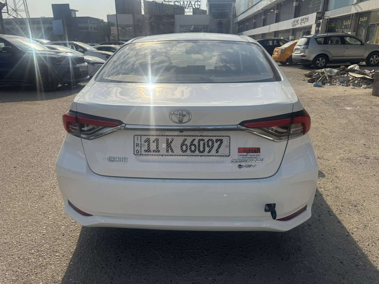 تيوتا كورلا هايبرد 2025 كفاله عامه
رقم بغداد تحويل مباشر 
عداد المسافه : 10 الف km
حجم المحرك : 4 سلندر 1800 هايبرد 
المواصفات .. 
بصمة تشغيل وابواب - فتحة سقف
رادار امامي مانع تصادم 
مقاعد جلد - هاند بريك كهرباء - اوتو هولد
ويل كب - اشاير مري - لايت وحاجب زينون
تبريد قطعتين - شاشه كار بلي - كرسي كهرباء 
السعر 160 $ للاستفسار الاتصال  
***********
بغداد / بغداد الجديدة
