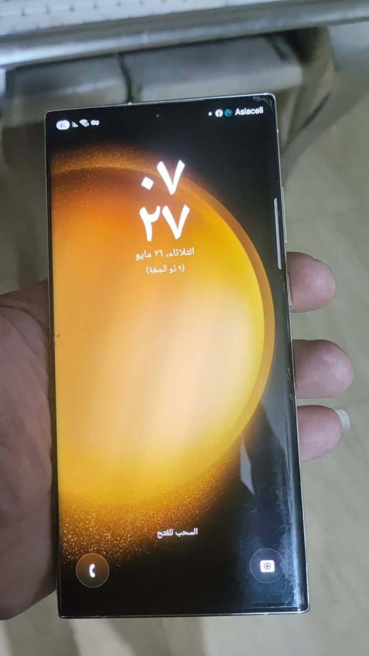 السلام عليكم اس 23 الترا جهاز مكفول من كلشي باب اول نضافه 100% يحمل شريحه وحده السعر 750 وبي مجال مكاني بغداد هاذه رقمي ***********
