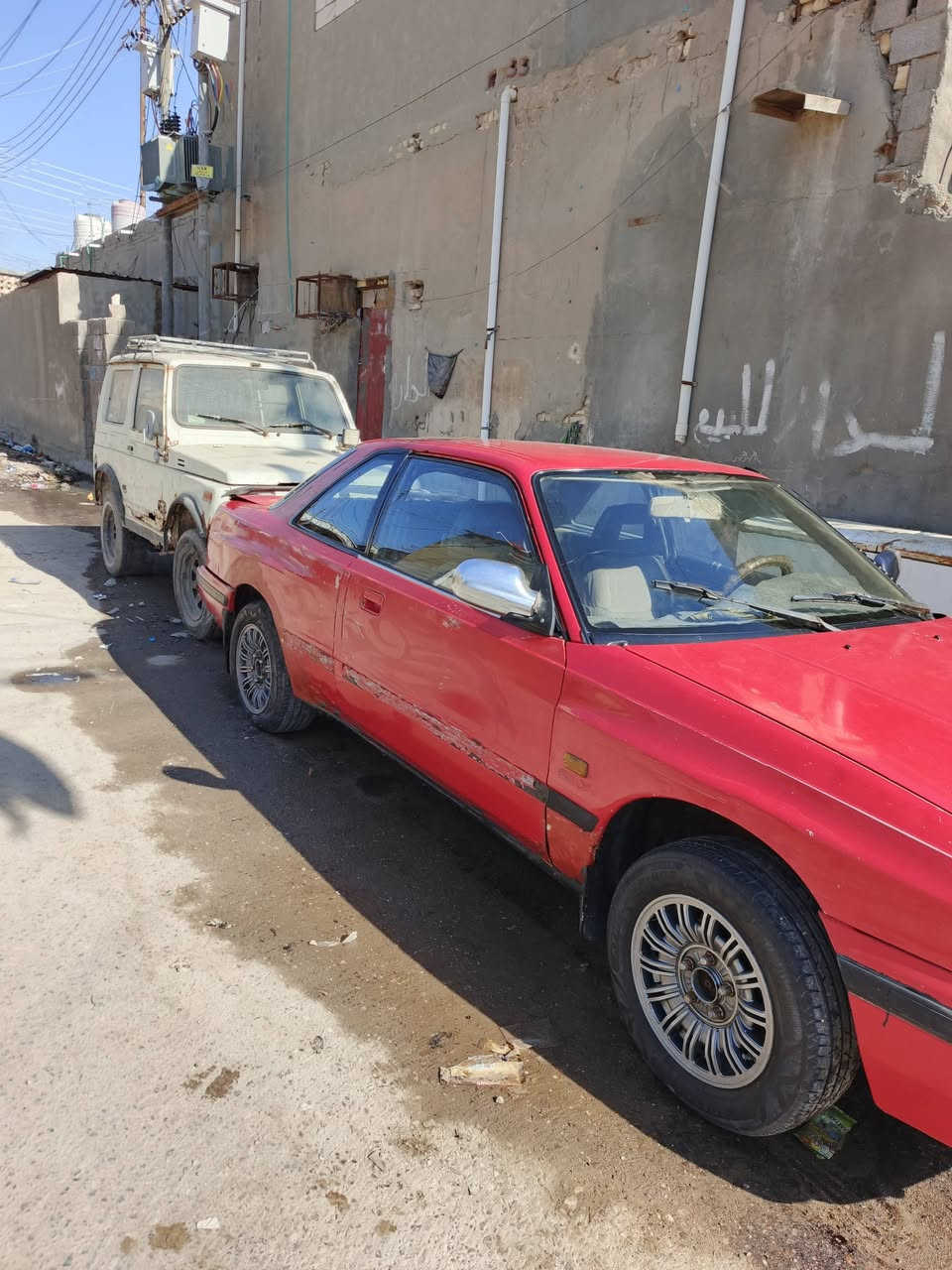 مازدة للبيع 626  تك باب رياضي گير عادي موديل 89 محرك نوزل تحويل ثاني يوم رقم كربلاء  موجودة بالبصرة  بسمنا  ***********
