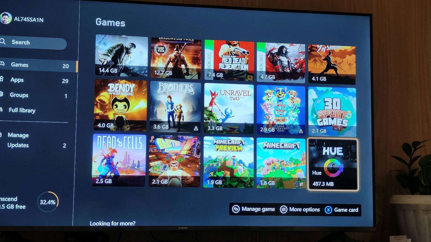 للبيع اكسبوكس سيريس اس 512 گيگا وياه
اليدة مالته + يدة إليت 2 الاصلية + يو بي اس 1200 يشغل تلفزيون واكسبوكس ثلث ساعة + سماعة استرو A 10 + هارد تيرا اصلي من شركة transcend   ماخذه ب85 الف وبي هواي العاب محملة
وحسابي الشخصي مشتري بي هواي العاب
اكثر من 25 لعبة🔥🔥
 موضحة بالصور وبي گيم باس لحد يوم 23/2 يعني شهر واسبوع 

السعر 475🔥 وبي مجال للشراي مكاني بالنجف وتوصيل متوفر
