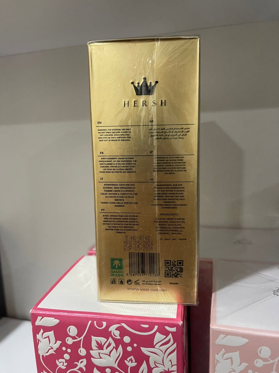 متوفر عطر لهب اصلي من وكلاء الرسمين رمال خليج بسعر60الف فقط🩷🩷


**إذا كنت صاحب هذا الإعلان وتريد حذفه لأي سبب، رجاءا أرسل رسالة إلى الدعم الفني**