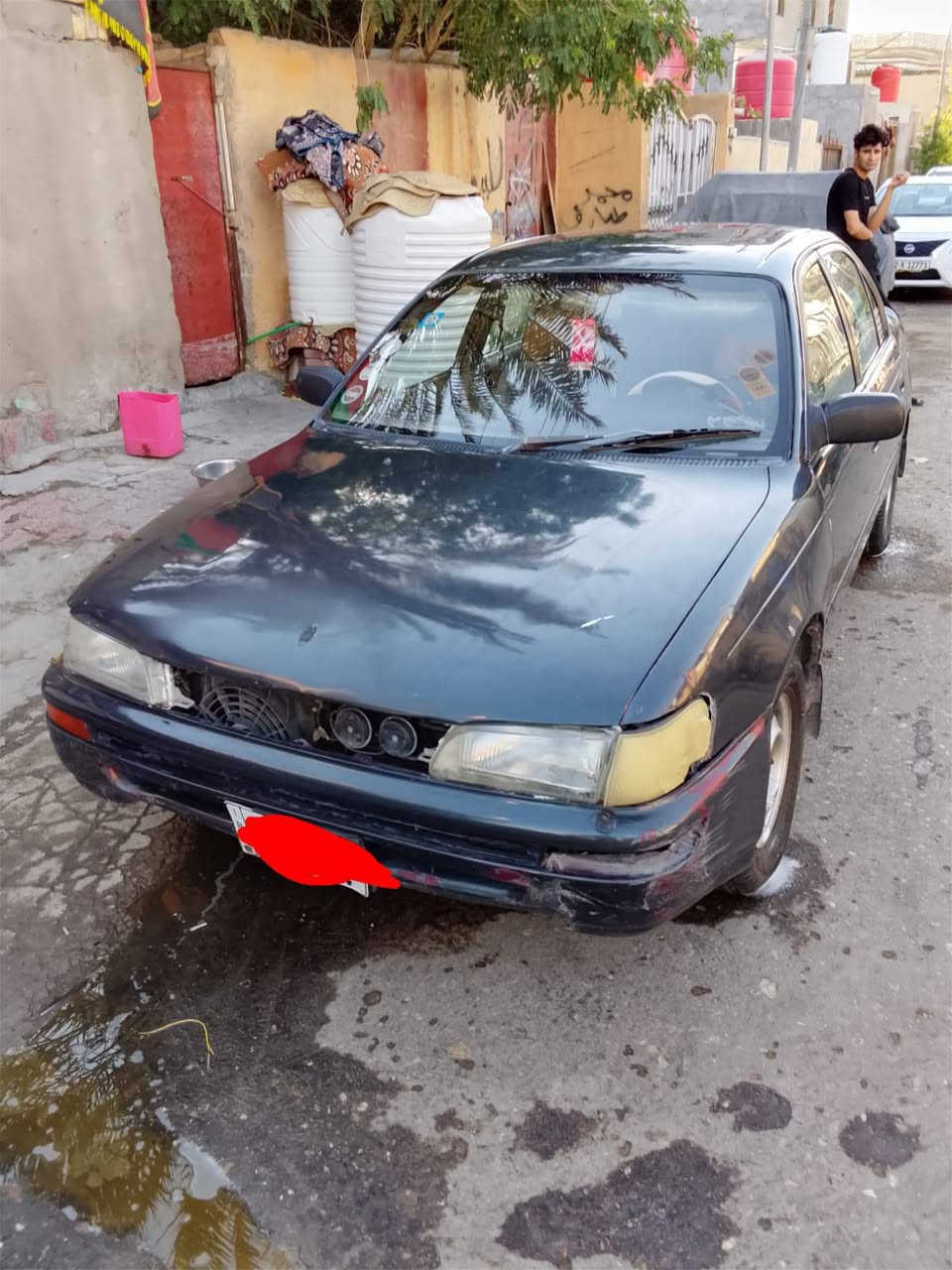] ؟: كورلا موديل 92 رقم انكليزي بصرة حرف..أ.. سنويه لل30 تحويل مباشر... محرك كير تبريد حداديه تخم تاير كله خير من الله .. مكفوله من قص ونقل ... رقم الهاتف *********** البصرة حي الاصدقاء 
45 وبيه مجال
