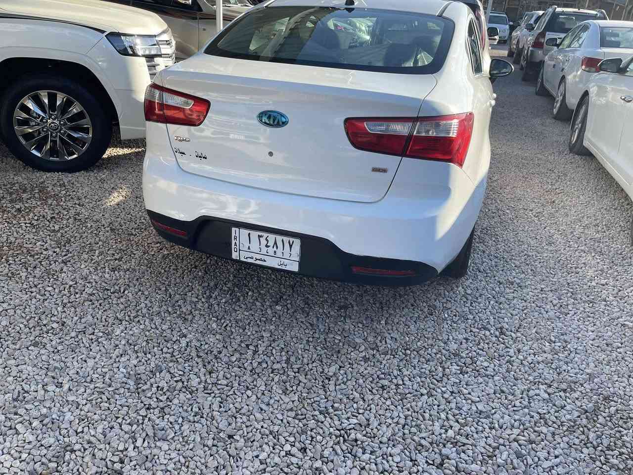 سلام عليكم كيا ريو مديل 2013 وارد أمريكي بيه صبغ ثلاث قطع  رقم بابل اتصل***********
