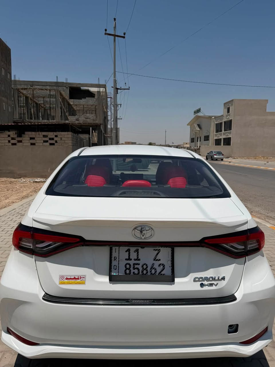 كورلا 2025 فول تجميع صيني
داخل احمر فول مواصفات

كشن كهرباء

رادار امامي وحساسات

مكفوله كفاله عامه من كلشي

رقم بغداد الجديد

ماشيه 16 الف كيلو

مكاني تكريت 

السعر167

للتواصل***********

