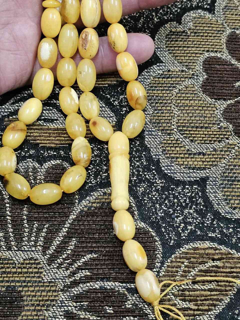 بيض الحمام او الكصه الزيتونيه 
مسبحه من كهرب بحر البلطيق الحر الطبيعي الشوائبي باجمل جراخه الزيتونيه او بيض الحمام والسبحه مغيره لون (رايحه للتغليف) بسبب التخزين شرط وضمان مدى الحياة بأصالة الخامة لاكبس ولاضغط ولا مسال ولامعالج ولاكهرب صيني 
وزن ٣٧ غرام  ٤٨ حبه ٩×١٤ ملم


**إذا كنت صاحب هذا الإعلان وتريد حذفه لأي سبب، رجاءا أرسل رسالة إلى الدعم الفني**