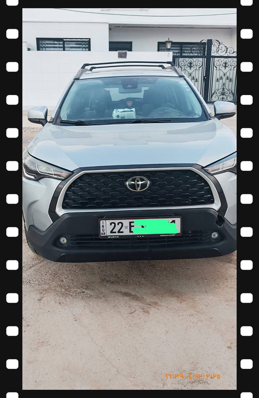 كورلا كروس 2022 ياباني
فول مواصفات
بدون قطرة صبغ بدون بارد مكفولة 
على وضع الشركة

محرك 2000 بدون توربو
دخول ذكي
سلايد سقف
بصمة ابواب
زنون 
فول مواصفات

السعر 195 ورقة

العنوان اربيل - القلعة 
***********
