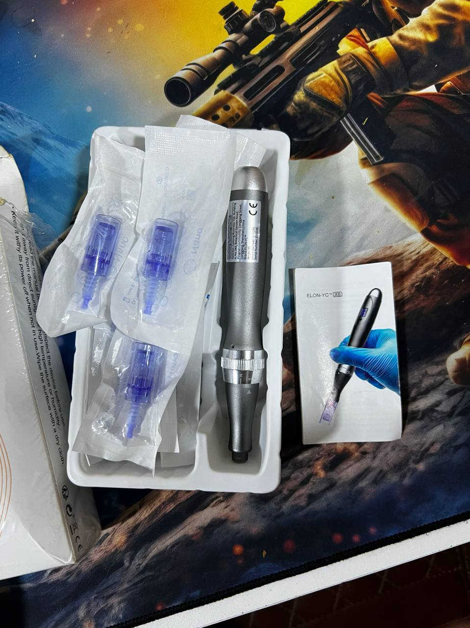 ديرمابن X6 الأصلي لنضارة البشرة - بـ 40 ألف فقط (والتوصيل مجاني!) 🩺✨
التفاصيل:
• يعالج آثار الحبوب، المسامات، والتجاعيد.
• الجهاز جديد مع كامل ملحقاته (الإبر).
• السعر: 40 ألف دينار (شامل التوصيل).


**إذا كنت صاحب هذا الإعلان وتريد حذفه لأي سبب، رجاءا أرسل رسالة إلى الدعم الفني**