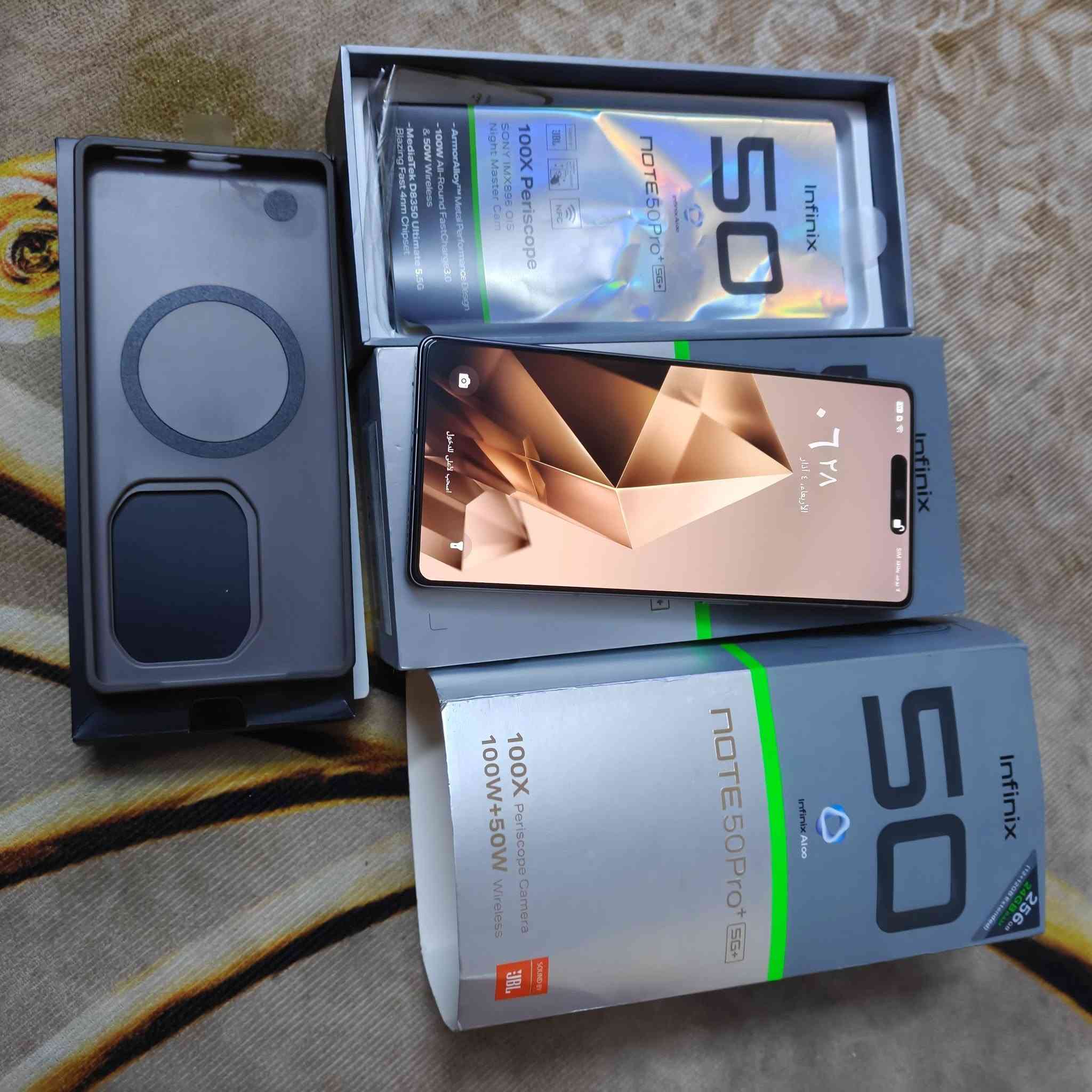 جهاز انفنكس نوت 50 برو بلاص5G الجهاز اخو الجديد بعده بالجيس استخدام قليل جدأ ذاكره 256 العشوائية 24 بطاريته 5200 شاحنته 100 واط شحن سريع جداً جداً الجهاز جديد بعده سعره 370 الف وبي مجال سكني بغداد...


**إذا كنت صاحب هذا الإعلان وتريد حذفه لأي سبب، رجاءا أرسل رسالة إلى الدعم الفني**