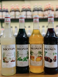 سيروب وبيوريه Monin متوفر جملة ومفرد  توصيل بغداد والمحافظات  ٠٧٧٥٢٢٢٠...