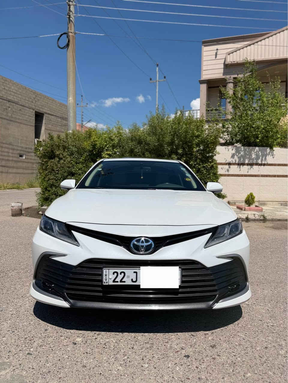 Camry 2021 GLE _ کاميرى ٢٠٢١ جی ئێل یی
مواسفات (GLE)فول
سبوخى نيه تەنها کەمەک پيدی ئارى هەيه
٦٩ هەزار كيلۆ مەتر رۆیە
کوشين جلد
سلايت
شاشه گەورە
دوو سويچ
مكينه گێر هەمووى بەشەرت
به ناوى خومه 
زانيارى زياتر 
*********** أربيل, العراق

