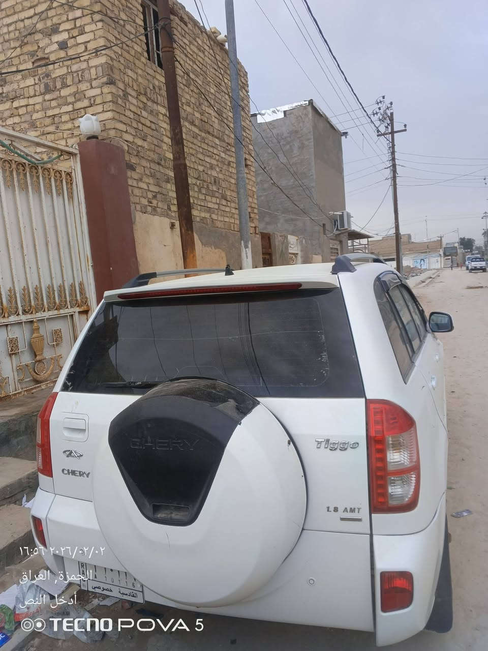 السلام عليكم اخوان
تيكو 2013 
رقم قادسية الماني مداور ثاني يوم 
غرامات مصفره 
كير مكينة حدادية كفالة
صبغ بالهلالات اثر خياسات كفالة من الضربه 
فتحة قمارة شاشة كامرة  كير كهربائي 
تدفئه تبريد كله شغال
تخم تاير جديد 
سيارة جاهزه من كلشي طك سويج واطلع 
السعر 56 وبيها مجال بسيط 
مكان الديوانية الحمزة الشرقي 

***********
