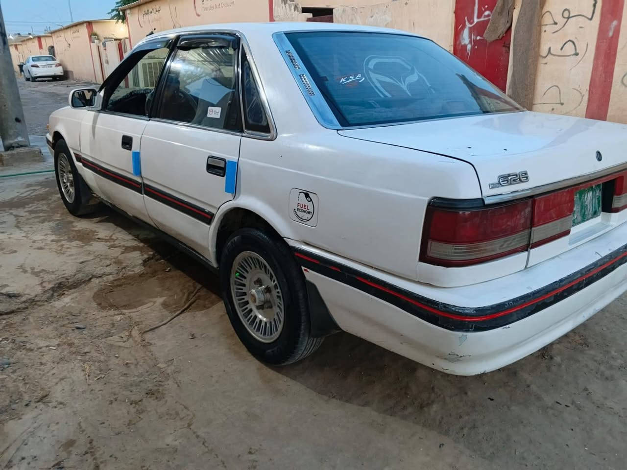 السلام عليكم مازد 626 نينوى سنويه أخضر موديل 91 لون ابيض 8 كابريتر اقتصادية بصرف بانزين سيارة بدون حادث السعر 20 بي مجال باقي تفاصيل اتصل فقط ***********
